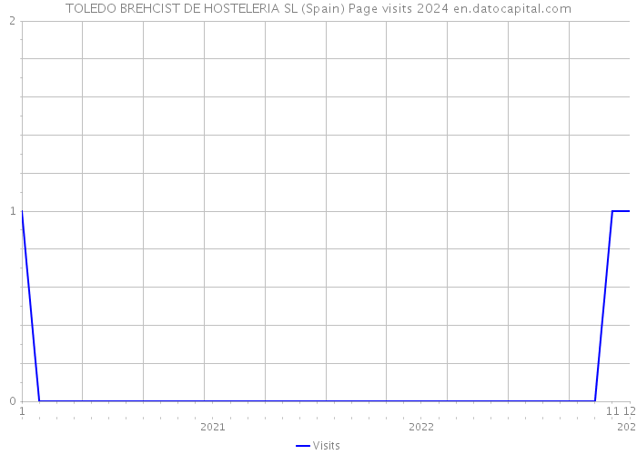 TOLEDO BREHCIST DE HOSTELERIA SL (Spain) Page visits 2024 