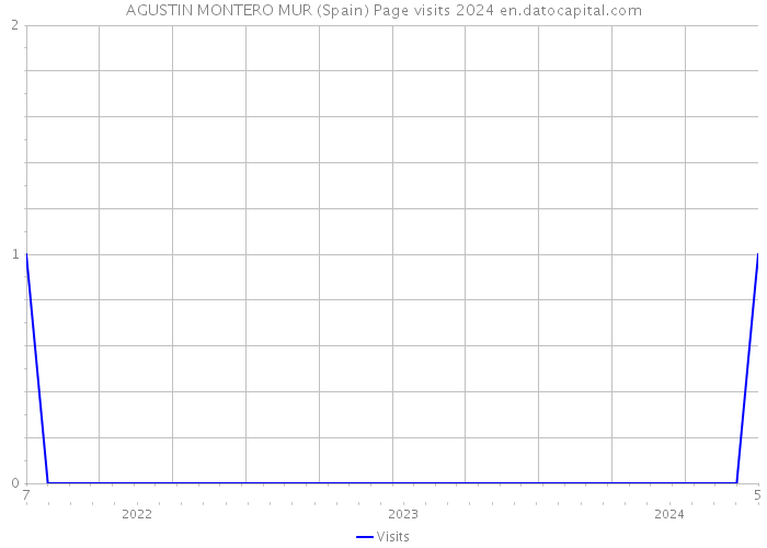 AGUSTIN MONTERO MUR (Spain) Page visits 2024 