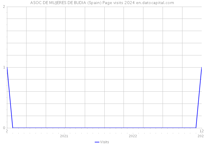 ASOC DE MUJERES DE BUDIA (Spain) Page visits 2024 