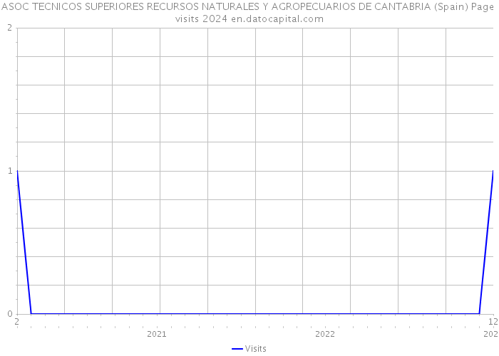 ASOC TECNICOS SUPERIORES RECURSOS NATURALES Y AGROPECUARIOS DE CANTABRIA (Spain) Page visits 2024 
