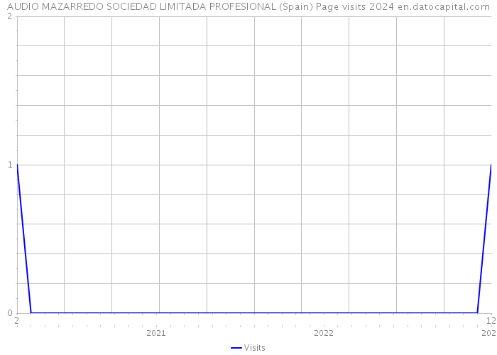 AUDIO MAZARREDO SOCIEDAD LIMITADA PROFESIONAL (Spain) Page visits 2024 