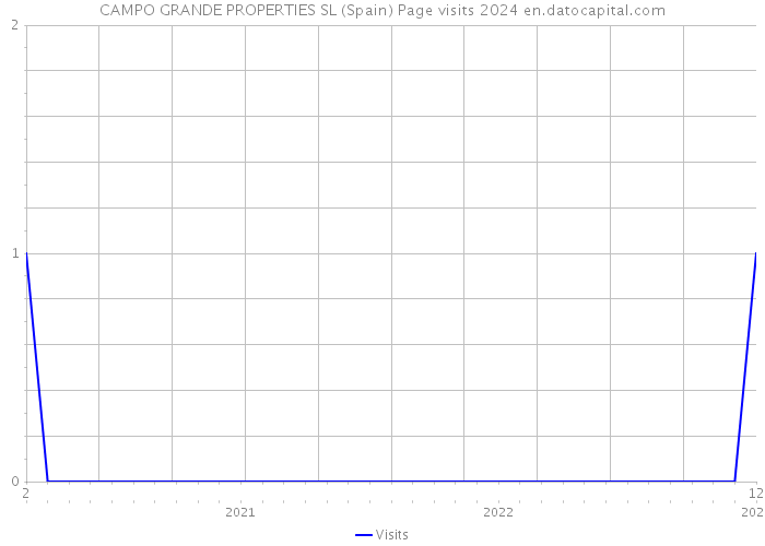 CAMPO GRANDE PROPERTIES SL (Spain) Page visits 2024 