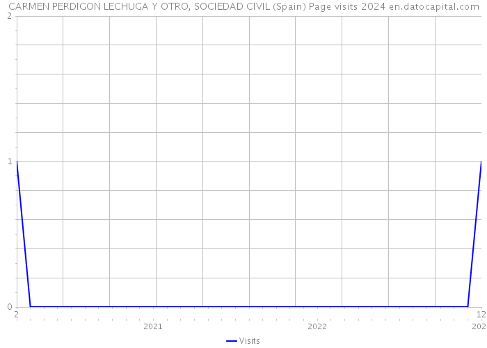 CARMEN PERDIGON LECHUGA Y OTRO, SOCIEDAD CIVIL (Spain) Page visits 2024 