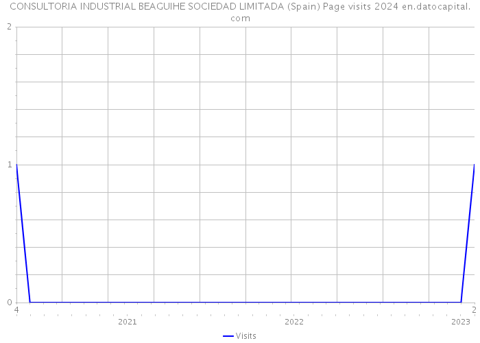 CONSULTORIA INDUSTRIAL BEAGUIHE SOCIEDAD LIMITADA (Spain) Page visits 2024 