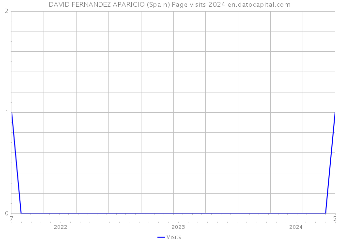 DAVID FERNANDEZ APARICIO (Spain) Page visits 2024 