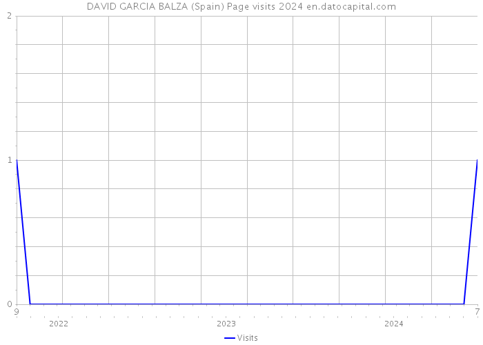 DAVID GARCIA BALZA (Spain) Page visits 2024 