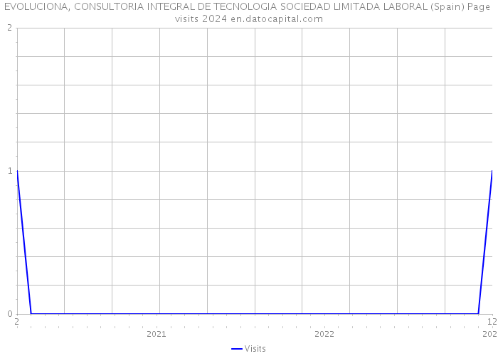 EVOLUCIONA, CONSULTORIA INTEGRAL DE TECNOLOGIA SOCIEDAD LIMITADA LABORAL (Spain) Page visits 2024 