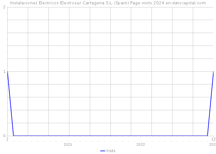 Instalaciones Electricos Electrosur Cartagena S.L. (Spain) Page visits 2024 