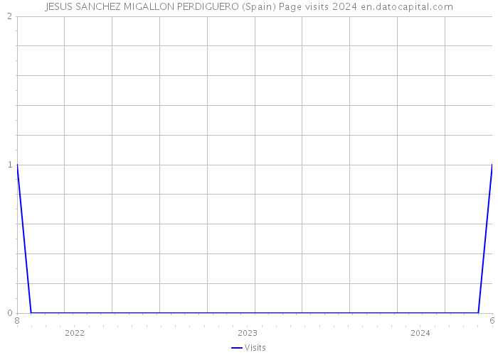 JESUS SANCHEZ MIGALLON PERDIGUERO (Spain) Page visits 2024 