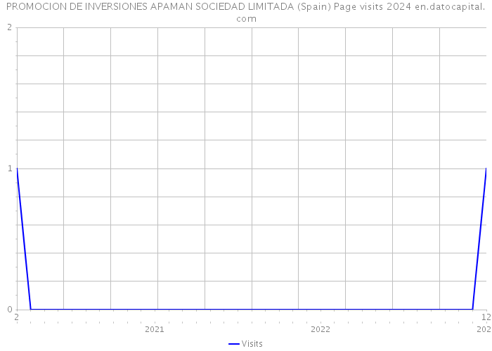 PROMOCION DE INVERSIONES APAMAN SOCIEDAD LIMITADA (Spain) Page visits 2024 