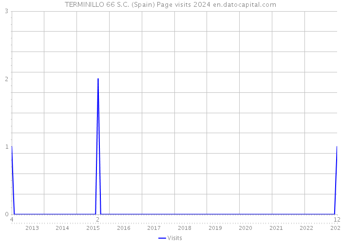 TERMINILLO 66 S.C. (Spain) Page visits 2024 