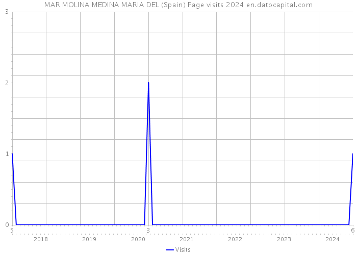 MAR MOLINA MEDINA MARIA DEL (Spain) Page visits 2024 