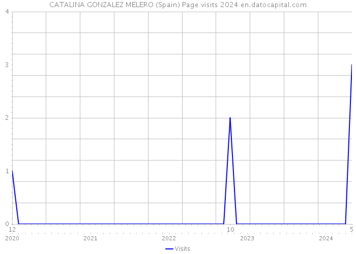 CATALINA GONZALEZ MELERO (Spain) Page visits 2024 