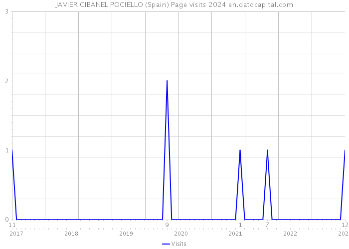 JAVIER GIBANEL POCIELLO (Spain) Page visits 2024 