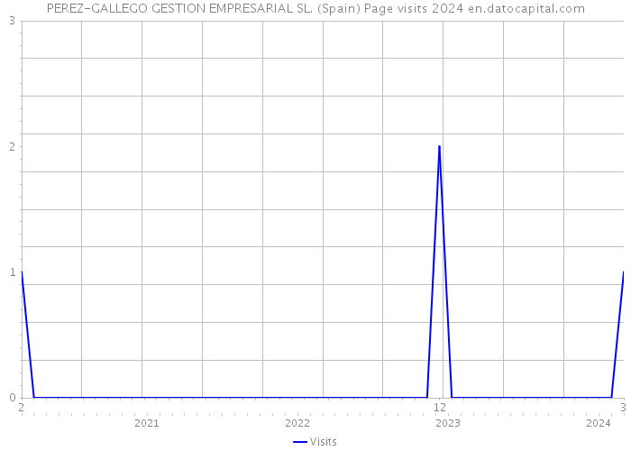 PEREZ-GALLEGO GESTION EMPRESARIAL SL. (Spain) Page visits 2024 