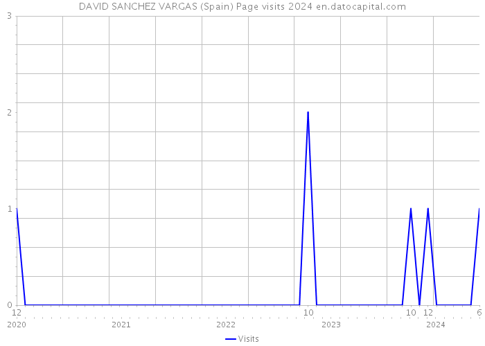 DAVID SANCHEZ VARGAS (Spain) Page visits 2024 