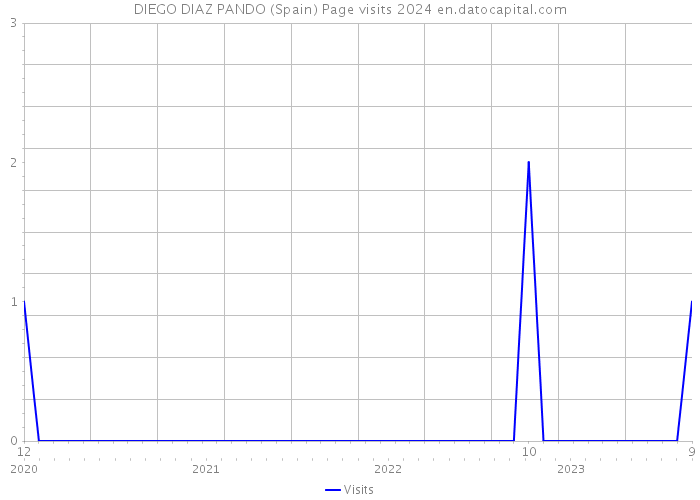 DIEGO DIAZ PANDO (Spain) Page visits 2024 