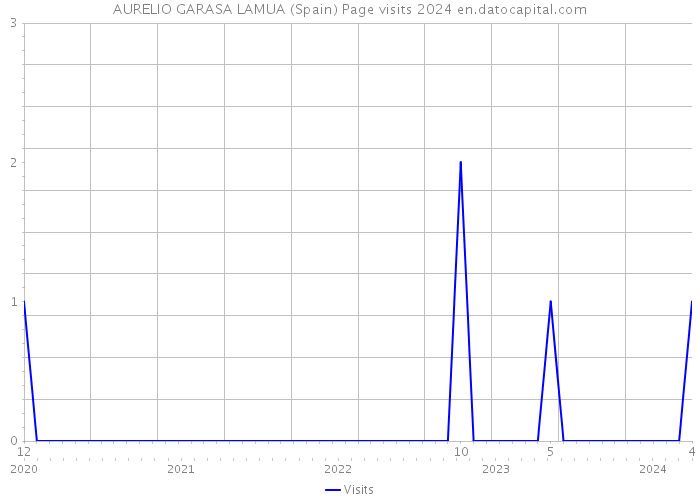 AURELIO GARASA LAMUA (Spain) Page visits 2024 