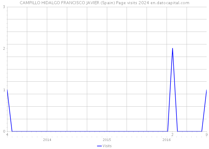 CAMPILLO HIDALGO FRANCISCO JAVIER (Spain) Page visits 2024 