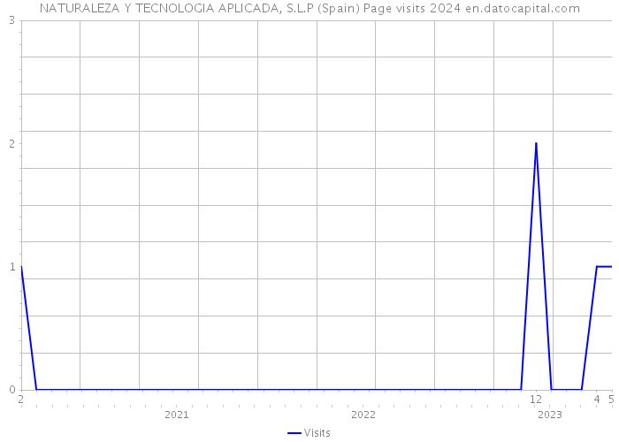 NATURALEZA Y TECNOLOGIA APLICADA, S.L.P (Spain) Page visits 2024 