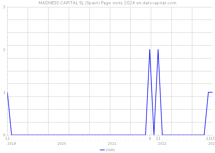 MADNESS CAPITAL SL (Spain) Page visits 2024 