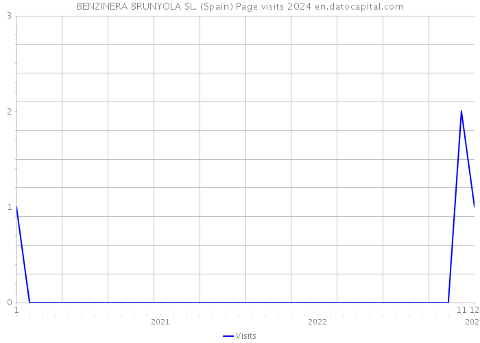 BENZINERA BRUNYOLA SL. (Spain) Page visits 2024 