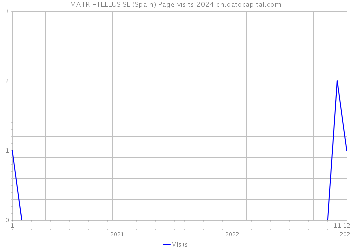 MATRI-TELLUS SL (Spain) Page visits 2024 