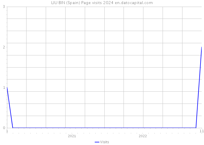 LIU BIN (Spain) Page visits 2024 