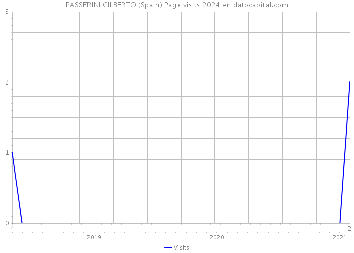 PASSERINI GILBERTO (Spain) Page visits 2024 
