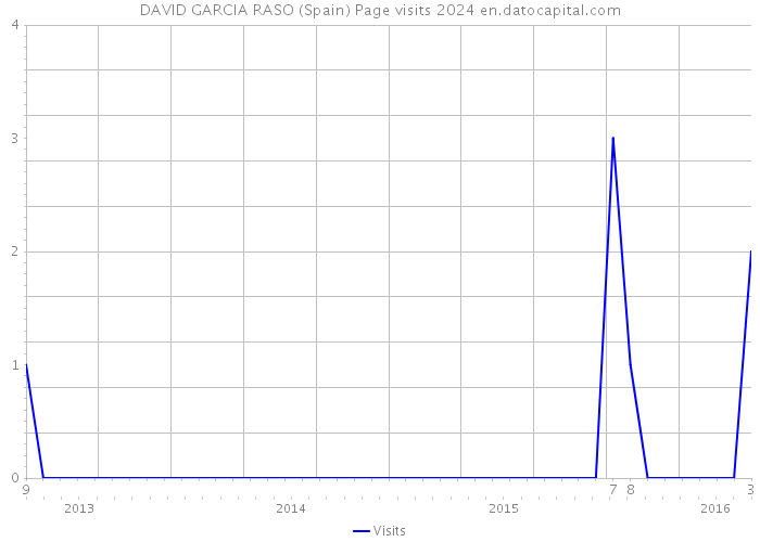 DAVID GARCIA RASO (Spain) Page visits 2024 