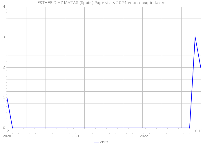 ESTHER DIAZ MATAS (Spain) Page visits 2024 