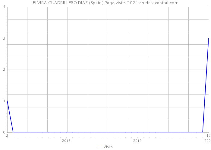 ELVIRA CUADRILLERO DIAZ (Spain) Page visits 2024 