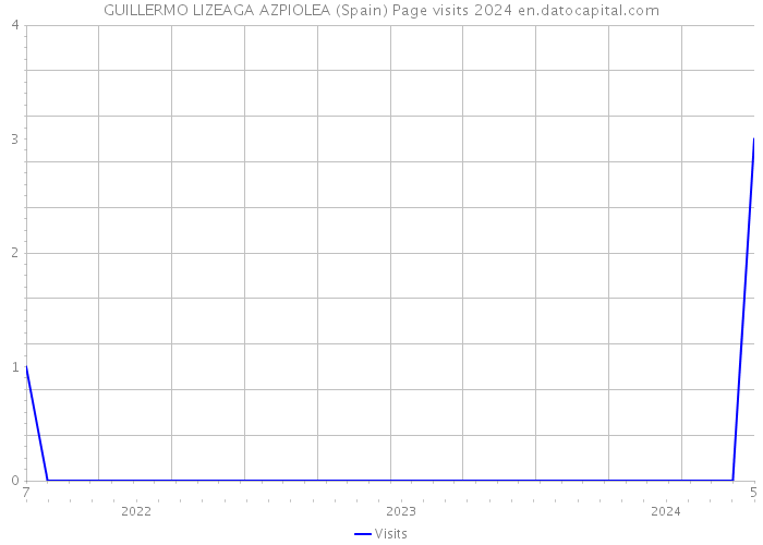 GUILLERMO LIZEAGA AZPIOLEA (Spain) Page visits 2024 