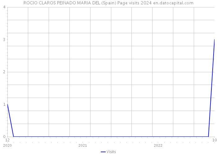 ROCIO CLAROS PEINADO MARIA DEL (Spain) Page visits 2024 