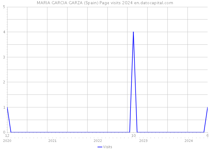 MARIA GARCIA GARZA (Spain) Page visits 2024 