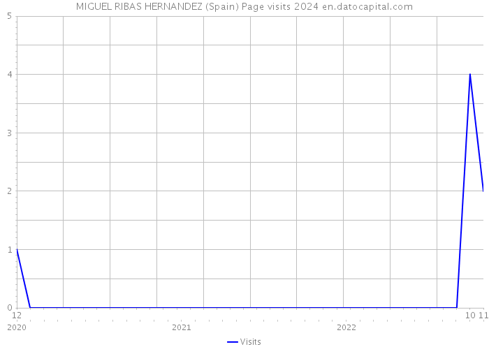 MIGUEL RIBAS HERNANDEZ (Spain) Page visits 2024 