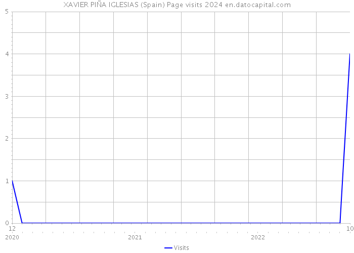 XAVIER PIÑA IGLESIAS (Spain) Page visits 2024 