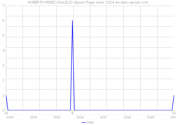 ROBERTO PEREZ GALLEGO (Spain) Page visits 2024 