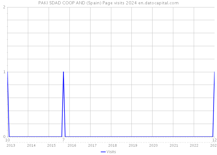 PAKI SDAD COOP AND (Spain) Page visits 2024 