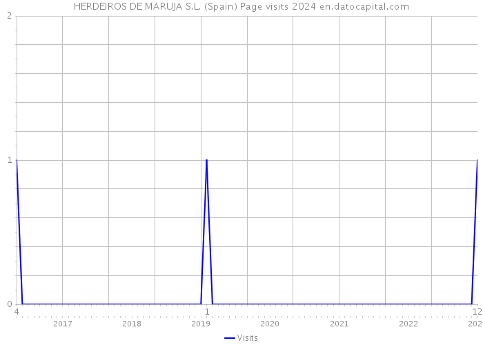 HERDEIROS DE MARUJA S.L. (Spain) Page visits 2024 