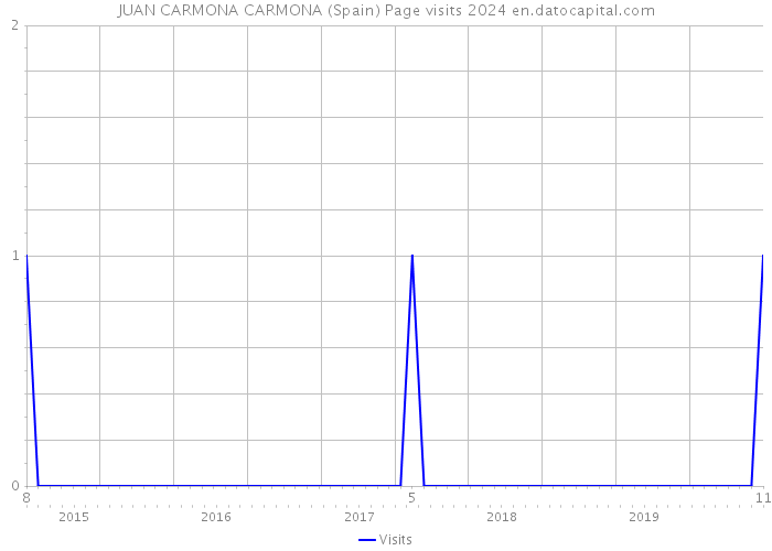 JUAN CARMONA CARMONA (Spain) Page visits 2024 