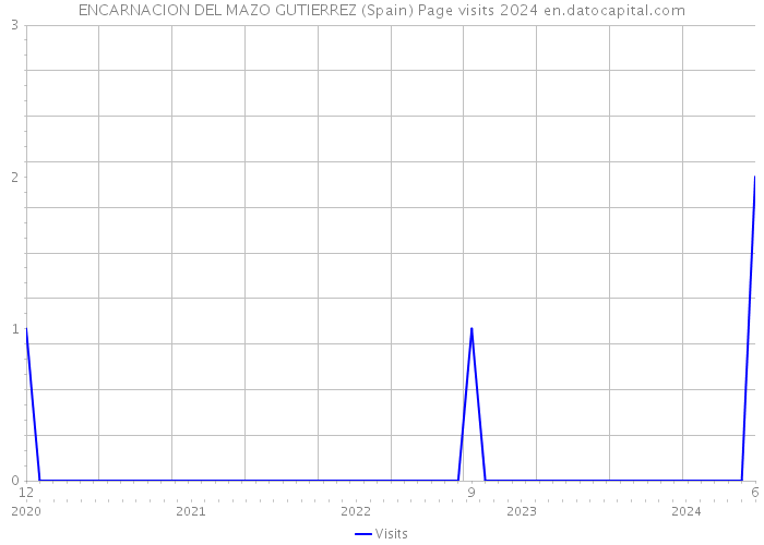 ENCARNACION DEL MAZO GUTIERREZ (Spain) Page visits 2024 