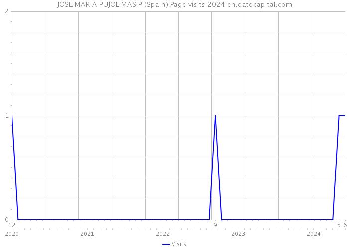 JOSE MARIA PUJOL MASIP (Spain) Page visits 2024 