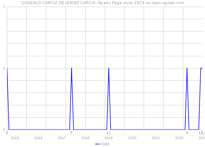 GONZALO GARCIA DE LEANIZ GARCIA (Spain) Page visits 2024 