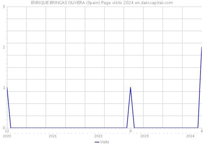 ENRIQUE BRINGAS OLIVERA (Spain) Page visits 2024 