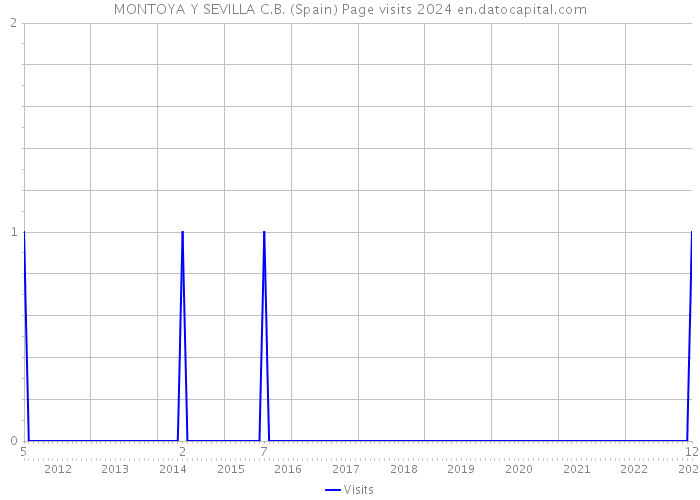 MONTOYA Y SEVILLA C.B. (Spain) Page visits 2024 