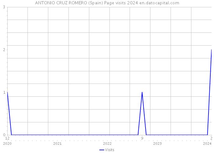 ANTONIO CRUZ ROMERO (Spain) Page visits 2024 
