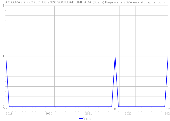 AC OBRAS Y PROYECTOS 2020 SOCIEDAD LIMITADA (Spain) Page visits 2024 