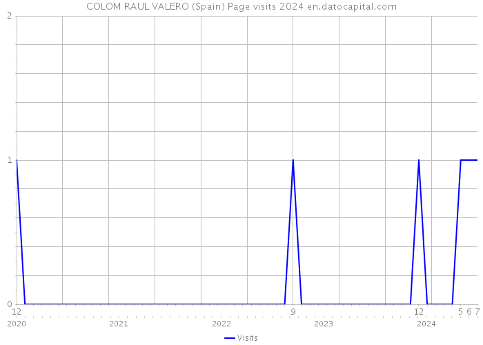 COLOM RAUL VALERO (Spain) Page visits 2024 