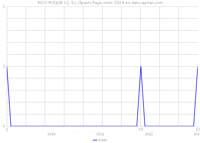 RICO ROQUE 12, S.L (Spain) Page visits 2024 